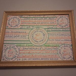 500 TL EL YAZMASI 70*50 CM ÇERÇEVESİZ