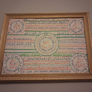 500 TL EL YAZMASI 70*50 CM ÇERÇEVESİZ